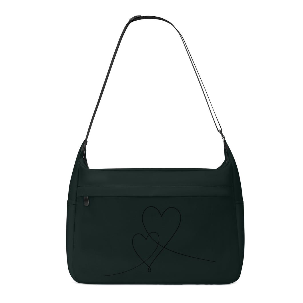 Ti Amo I love you - Exclusive Brand  - Aztec - Double Script Heart - Journey Computer Shoulder Bag