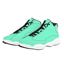 Load image into Gallery viewer, Ti Amo I love you  - Exclusive Brand  - Aquamarine - Basketball Shoes - Black Laces
