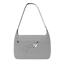 Load image into Gallery viewer, Ti Amo I love you - Exclusive Brand - Silver Chalice - Paper Airplane -  Journey Computer Shoulder Bag
