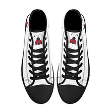 Load image into Gallery viewer, Ti Amo I love you - Exclusive Brand - Ladybug - High-Top Canvas Shoes - Black Soles
