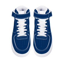 Load image into Gallery viewer, Ti Amo I love you - Exclusive Brand - Astros Navy - High Top Unisex Sneakers
