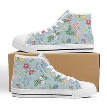 Load image into Gallery viewer, Ti Amo I love you - Exclusive Brand - High-Top Canvas Shoes - White Soles
