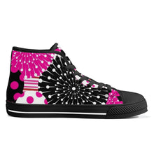 Load image into Gallery viewer, Ti Amo I love you  - Exclusive Brand  - High-Top Canvas Shoes - Black Soles
