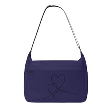 Load image into Gallery viewer, Ti Amo I love you - Exclusive Brand  - Hip Hop - Double Script Heart - Journey Computer Shoulder Bag
