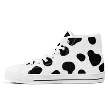 Load image into Gallery viewer, Ti Amo I love you - Exclusive Brand  - High-Top Canvas Shoes - White Soles
