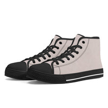 Load image into Gallery viewer, Ti Amo I love you - Exclusive Brand - High-Top Canvas Shoes - Black Soles
