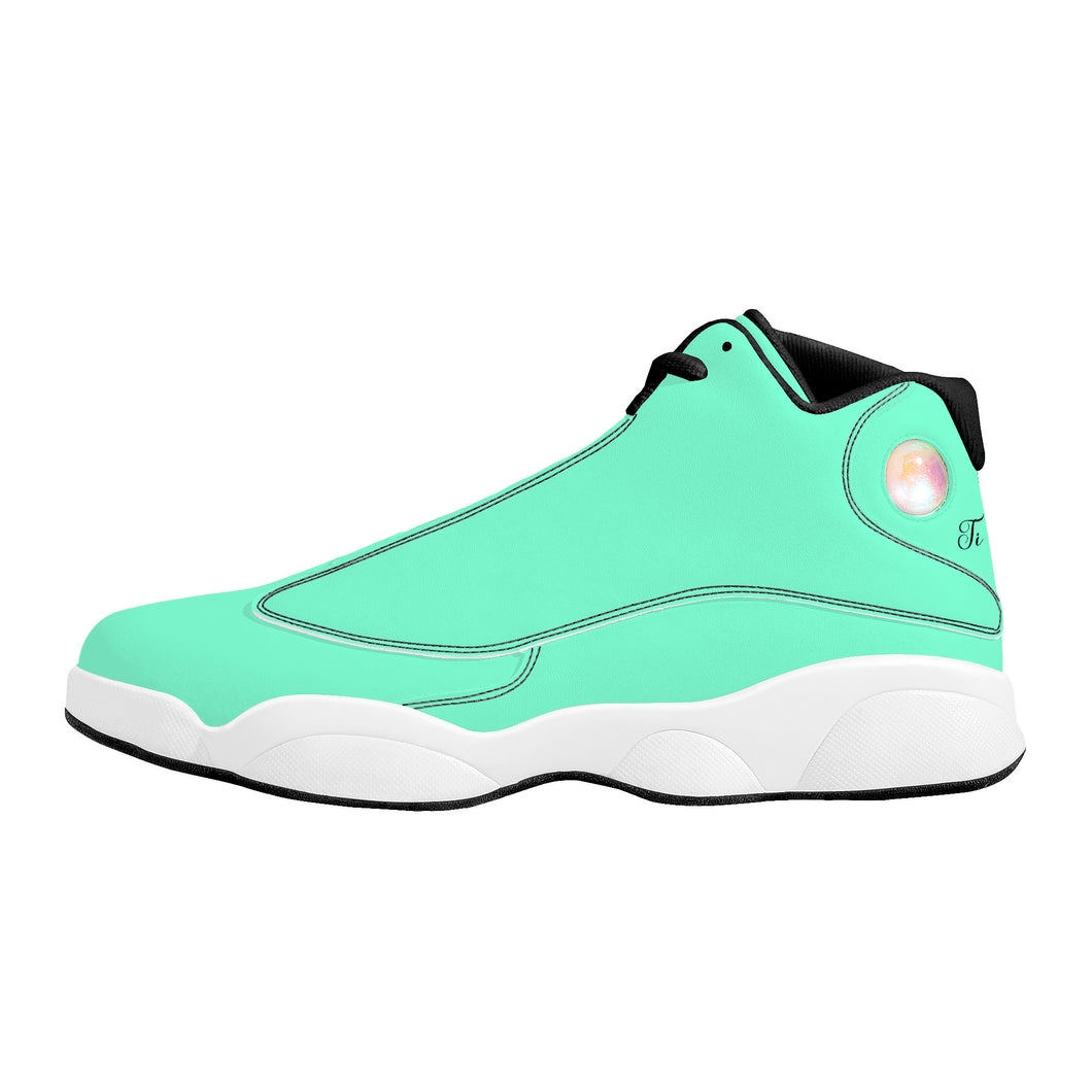 Ti Amo I love you  - Exclusive Brand  - Aquamarine - Basketball Shoes - Black Laces