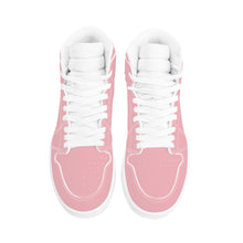 Load image into Gallery viewer, Ti Amo I love you - Exclusive Brand  - Mandys Pink - Skeleton Hands with Heart - High Top Synthetic Leather Sneaker - Ti Amo I love you
