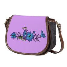 Load image into Gallery viewer, Ti Amo I love you - Exclusive Brand - Perfume - Blue Floral -  Saddle Bag
