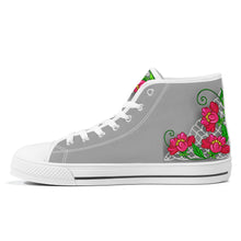 Load image into Gallery viewer, Ti Amo I love you - Exclusive Brand - High-Top Canvas Shoes - White Soles
