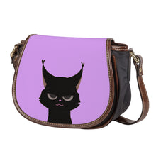 Load image into Gallery viewer, Ti Amo I love you - Exclusive Brand - Perfume -  Black Cat - Saddle Bag
