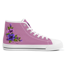 Load image into Gallery viewer, Ti Amo I love you - Exclusive Brand - High-Top Canvas Shoes - White Soles
