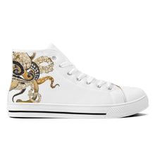 Load image into Gallery viewer, Ti Amo I love you - Exclusive Brand - High-Top Canvas Shoes - White Soles
