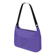 Load image into Gallery viewer, Ti Amo I love you - Exclusive Brand - Butterfly Bush -  Double Script Heart - Journey Computer Shoulder Bag
