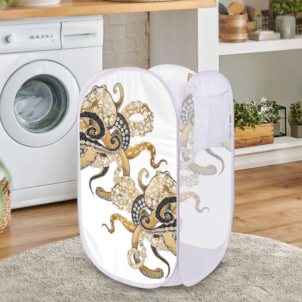 Ti Amo I love you - Exclusive Brand - Laundry Hamper White