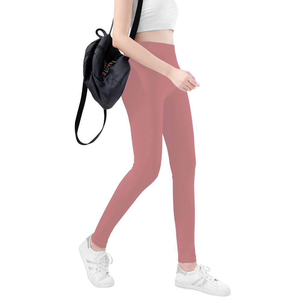 Ti Amo I love you - Exclusive Brand  - New York Pink - White Daisy -  Yoga Leggings