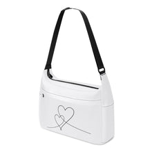 Load image into Gallery viewer, Ti Amo I love you - Exclusive Brand - Calcium Carbonate - Double Script Heart - Journey Computer Shoulder Bag
