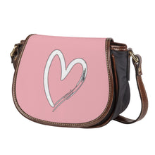 Load image into Gallery viewer, Ti Amo I love you - Exclusive Brand - Mandys Pink - Saddle Bag
