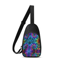 Load image into Gallery viewer, Ti Amo I love you - Exclusive Brand - Blue Zodiac, Curious Blue, Malachite, Purple Heart Tie-Dye - Unisex Chest Bag
