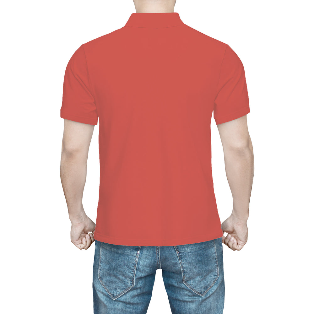 Ti Amo I love you - Exclusive Brand  - Indian Red - Mens Polo Shirt