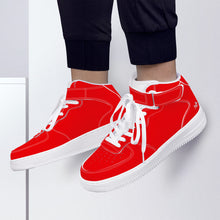 Load image into Gallery viewer, Ti Amo I love you - Exclusive Brand - Arsenal Red - High Top Unisex Sneakers
