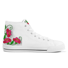 Load image into Gallery viewer, Ti Amo I love you - Exclusive Brand - High-Top Canvas Shoes - White Soles
