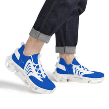 Load image into Gallery viewer, Ti Amo I love you - Exclusive Brand  - Absolute Zero Blue - Womens - Air Max React Sneakers - White Soles
