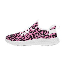 Load image into Gallery viewer, Ti Amo I love you - Exclusive Brand - Begonia Pink - Leopard - Mesh Knit Shoes
