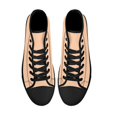 Load image into Gallery viewer, Ti Amo I love you - Exclusive Brand - High-Top Canvas Shoes - Black Soles
