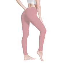 Load image into Gallery viewer, Ti Amo I love you - Exclusive Brand  -Rose Fog -  White Daisy -  Yoga Leggings
