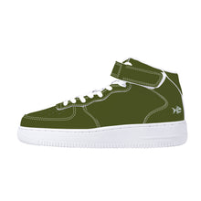 Load image into Gallery viewer, Ti Amo I love you - Exclusive Brand - Army Green - High Top Unisex Sneakers
