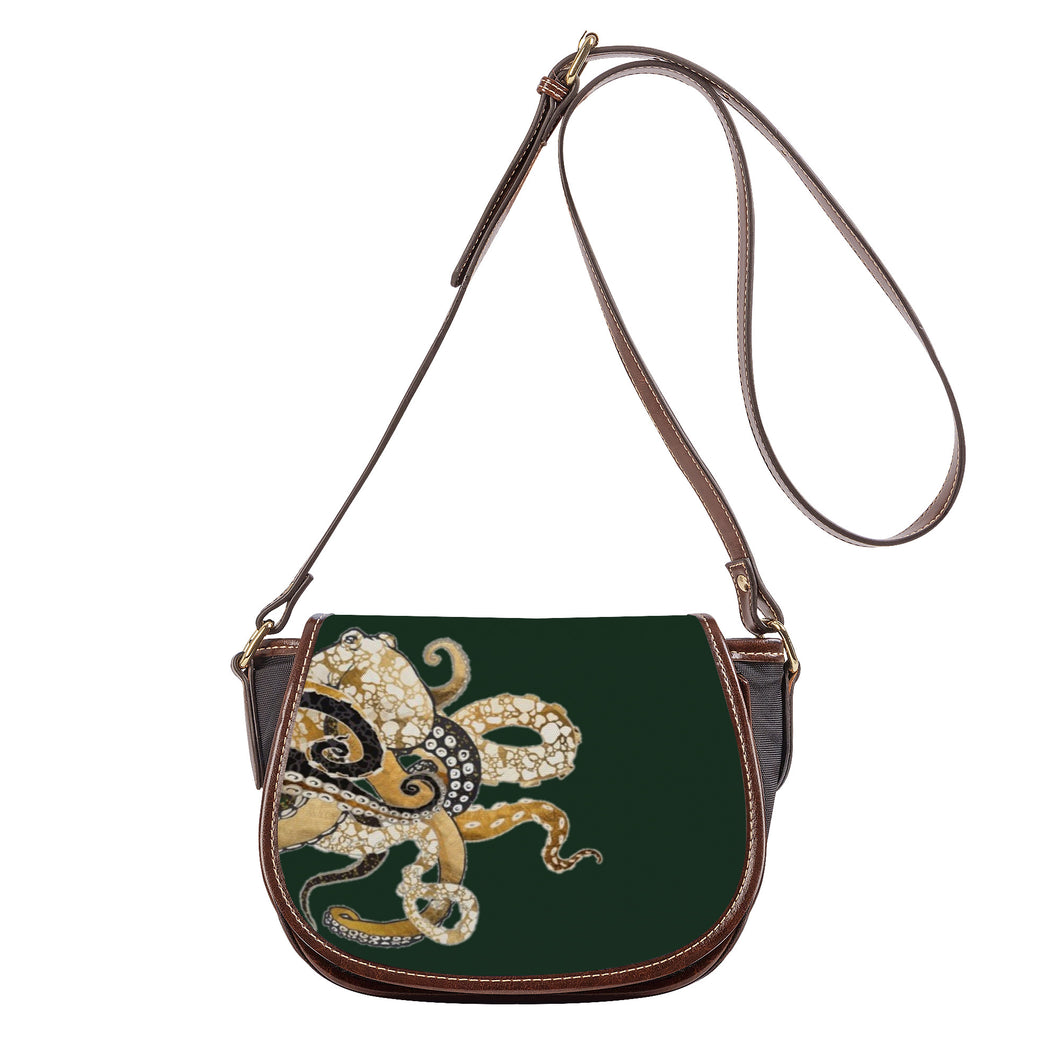 Ti Amo I love you - Exclusive Brand - Celtic - Octopus - Saddle Bag