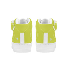 Load image into Gallery viewer, Ti Amo I love you - Alliance Lime - High Top Unisex Sneakers - Ti Amo I love you
