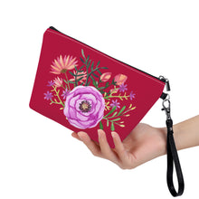 Load image into Gallery viewer, Ti Amo I love you - Exclusive Brand - Cardinal - Floral - Sling Cosmetic Bag
