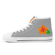 Load image into Gallery viewer, Ti Amo I love you  - Exclusive Brand  - Womens High-Top Canvas Shoes - White Soles
