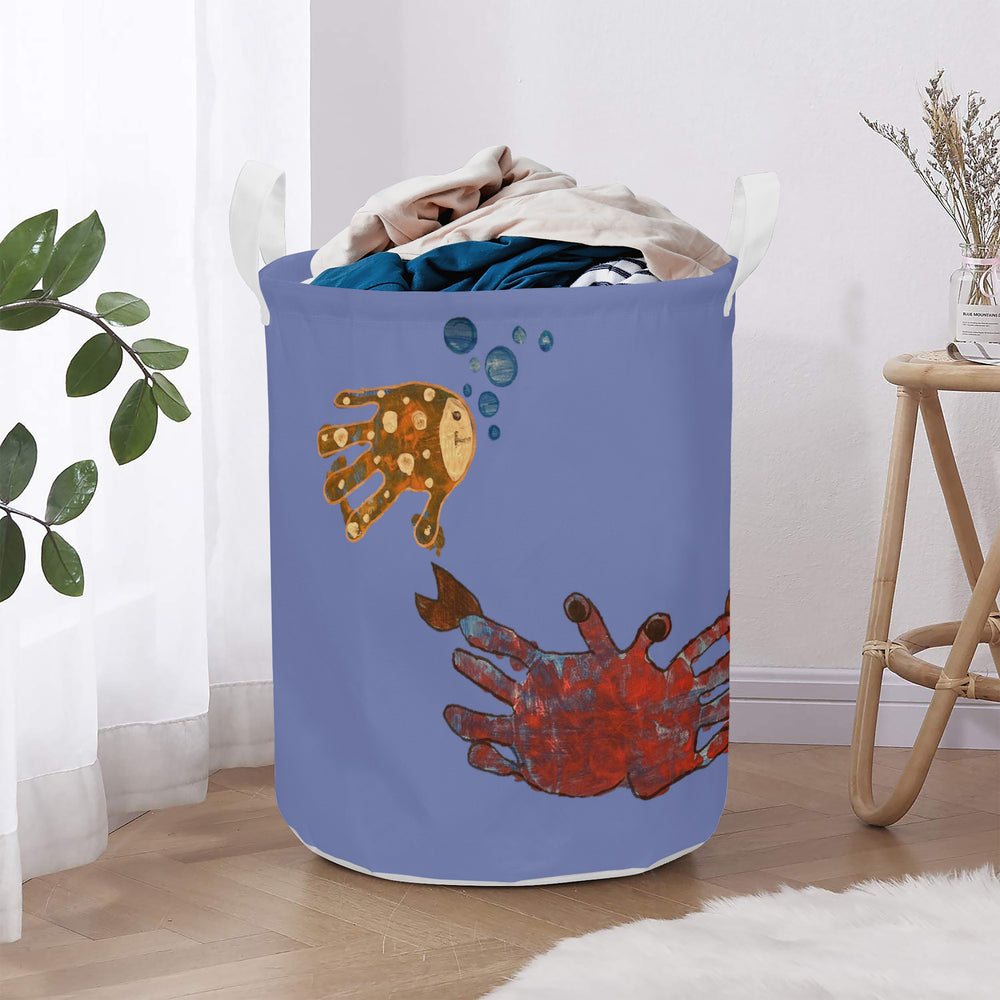 Ti Amo I love you - Exclusive Brand - Round Laundry Basket