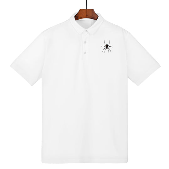Ti Amo I love you - Exclusive Brand  - White -  Spider - Mens Polo Shirt