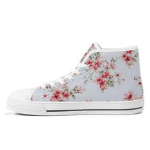 Load image into Gallery viewer, Ti Amo I love you - Exclusive Brand  - High-Top Canvas Shoes - White Soles
