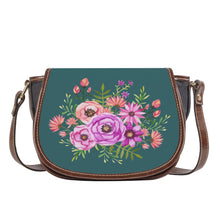 Load image into Gallery viewer, Ti Amo I love you - Exclusive Brand - William - Floral Bouquet - Saddle Bag
