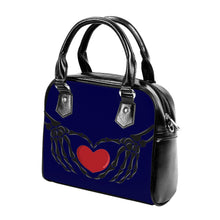 Load image into Gallery viewer, Ti Amo I love you  - Exclusive Brand  - Stratos - Skeleton Hands with Heart - Shoulder Handbag
