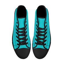 Load image into Gallery viewer, Ti Amo I love you - Exclusive Brand - High-Top Canvas Shoes - Black Soles
