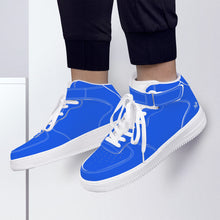 Load image into Gallery viewer, Ti Amo I love you - Exclusive Brand - Azul Blue - High Top Unisex Sneakers
