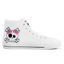 Load image into Gallery viewer, Ti Amo I love you - Exclusive Brand - High-Top Canvas Shoes - White Soles
