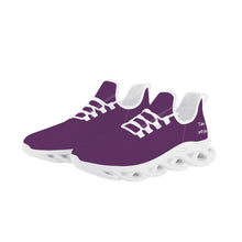 Load image into Gallery viewer, Ti Amo I love you - Exclusive Brand  - Dark Cosmic Purple - Mens / Womens - Flex Control Sneakers- White Soles
