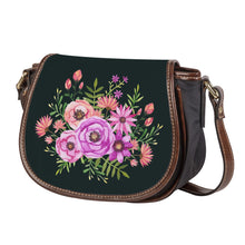 Load image into Gallery viewer, Ti Amo I love you - Exclusive Brand - Outer Space - Floral Bouquet - Saddle Bag
