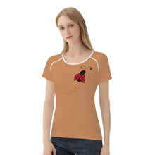 Load image into Gallery viewer, Ti Amo I love you - Exclusive Brand  -Whiskey -  Ladybug - Women&#39;s T shirt - Sizes XS-2XL
