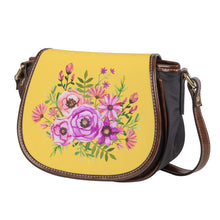 Load image into Gallery viewer, Ti Amo I love you - Exclusive Brand - Dandelion - Floral Bouquet - Saddle Bag
