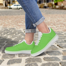 Load image into Gallery viewer, Ti Amo I love you - Exclusive Brand  - Pastel Green - Transparent Low Top Air Force Leather Shoes
