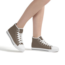 Load image into Gallery viewer, Ti Amo I love you  - Exclusive Brand  - Unisex High-Top Canvas Shoes - White
