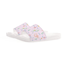 Load image into Gallery viewer, Ti Amo I love you  - Exclusive Brand - Lavender Blush - Mermaird - Womens / Childrens / Youth - Slide Sandals - White Soles
